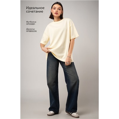 Женская футболка оверсайз Happyfox