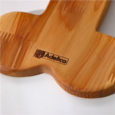 Блюдо деревянное для подачи Adelica, (L), в подарочной коробке, дерево береза, 25×16.5×1.7 см