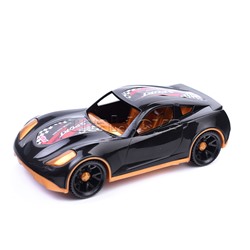 Машинка Turbo "V" черная  18,5см.
