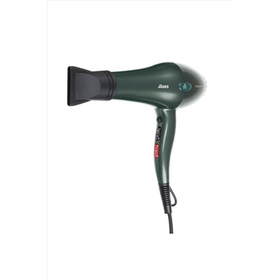 Dewal Профессиональный фен для волос / Blues Emerald 03-8088, ионизация, зеленый, 2600 Вт KRISTALLER, 1127114
