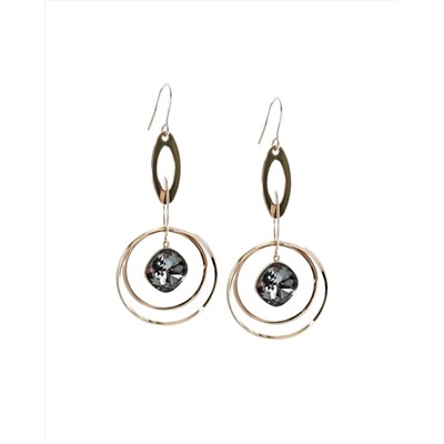 Серьги с кристаллами Swarovski