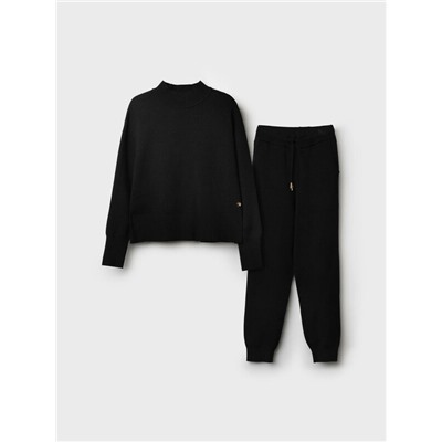 Комплект трикотажный для девочек: джемпер, брюки