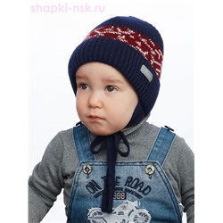 21371 B-W Шапка для мальчика (42-48)