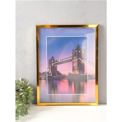 Набор фоторамок для фото 30×40 см Lumo, 3 шт., (пластиковый экран), золото