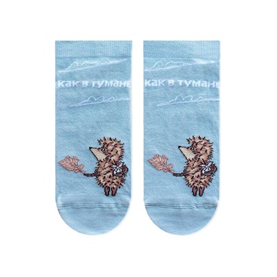 Короткие БРЕСТСКИЕ НОСКИ МУЖСКИЕ 2156 СМФ "Ежик в тумане"