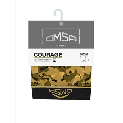 Omsa Трусы OmU 1234-25B Courage Боксеры муж. с откр.резинкой, CO