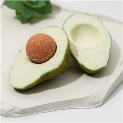 Бомбочка для ванны «Авокадо», 130 г, аромат мяты и яблока, BEAUTY FOOD