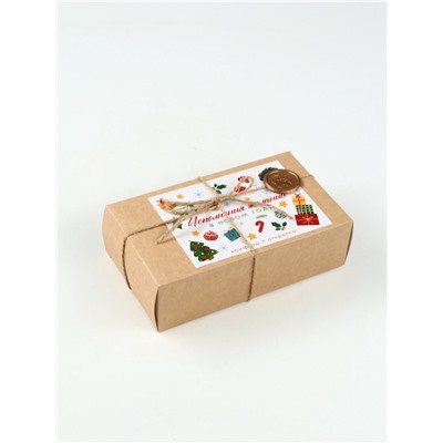 Конфеты шоколадные в коробке с сургучной наклейкой «Исполнения желаний в новом году», 180 г