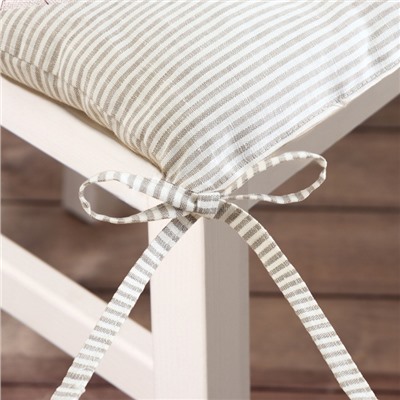 Подушка на стул SL HOME Direction, 42×42 см, белая