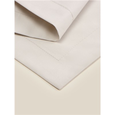 Наволочка SL Home Percale 300ТС, 50×70+3 см, молочная, перкаль, хлопок 100%