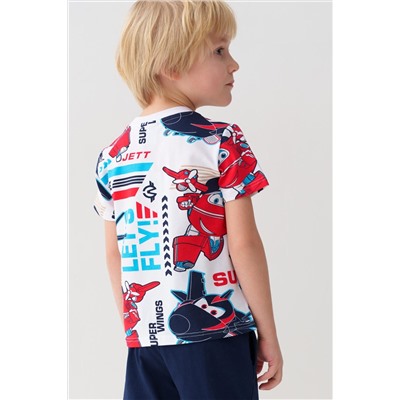 Фуфайка трикотажная для мальчиков (футболка) PLAYTODAY, 1239639