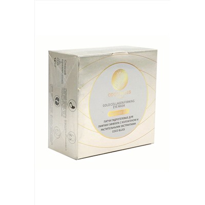 Coco Blues Патчи гидрогелевые для лифтинг-эффекта с коллагеном и растительными экстрактами, 60 шт. KRISTALLER, 1210346