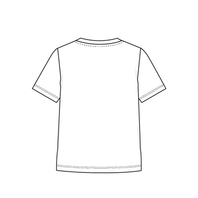 Фуфайка трикотажная для девочек (футболка)