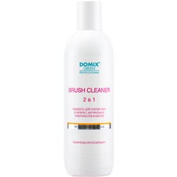 DGP Brush cleaner 2 в 1. Жидкость для снятия лака и акрила с натуральных поверхностей и кистей 500 мл