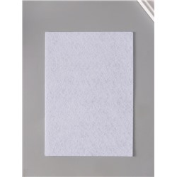 Фетр жесткий 1 мм, «Белоснежный», набор 10 листов, формат А4