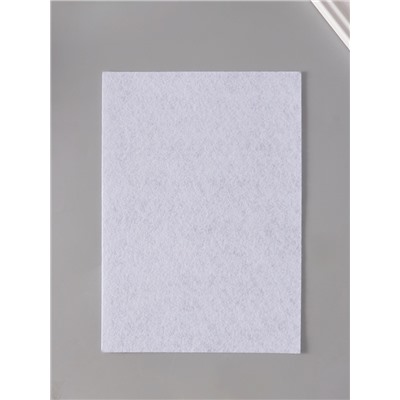 Фетр жесткий 1 мм, «Белоснежный», набор 10 листов, формат А4