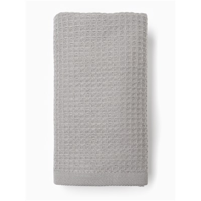 Полотенце махровое LoveLife «Макан» 70×130 см, серое, 100% хлопок, 480 г/м²