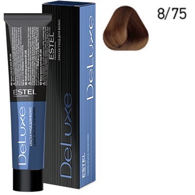 ЭстельDeLuxe Крем-краска для волос 8/75 Светло-русый коричнево-красный 60 мл