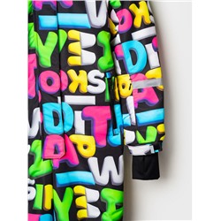 Комбинезон текстильный с полиуретановым покрытием для девочек