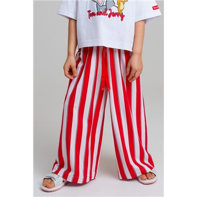 Брюки трикотажные для девочек PLAYTODAY, 1123006