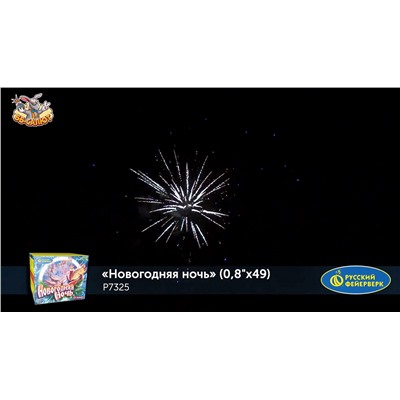 Фейерверк Р7325 Новогодняя ночь (0,8" х 48)