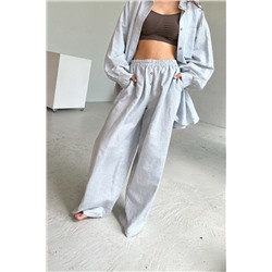 Костюм женский  SET065/04/Белый, голубой