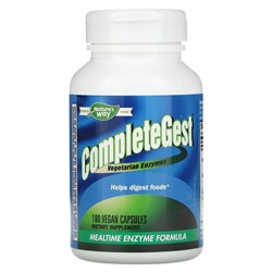 Nature's Way, CompleteGest, Mealtime Enzyme Formula, 180 Vegan Capsules