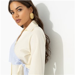 Рубашка из хлопка, Модная цель (желтая)