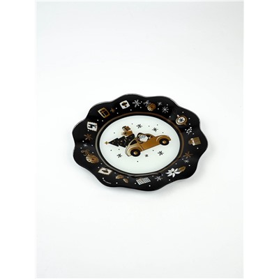 Тарелка плоская новогодняя «Чудесное время. Новый год», d=23 см