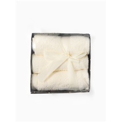 Набор махровых полотенец Merry cristmas, 30×30 см - 3 шт., хлопок 340 г/м²