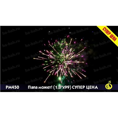 Фейерверк Р8460 Папа может (1,25" х 99)