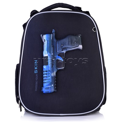 Рюкзак Ergonomic Classic "Gun" 37х29х17 см EVA материал 3D эффект светоотраж. 2 отделения 2 кармана