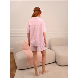 Женская пижама (Рубашка+Шорты)