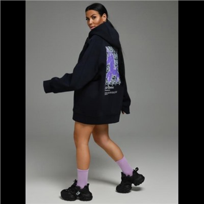 Худи женская Камелия (синий единорог)