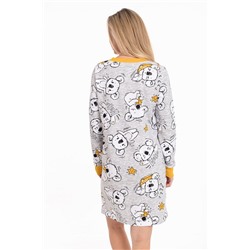 Сорочка с длинным рукавом начес М325413сж