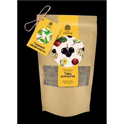 Чайный напиток травяной «Тайна долголетия» / CraftTea / 50 г / Сибирский кедр
