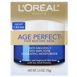 L'Oreal, Age Perfect, ночной крем, 70 г