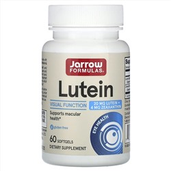 Jarrow Formulas, лютеин, 20 мг, 60 капсул