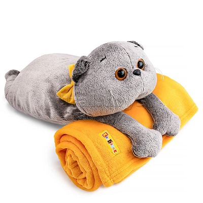 Кот Басик с пледом Игрушка