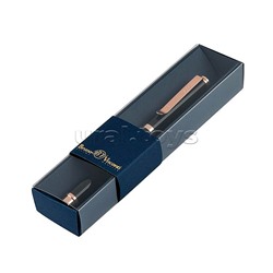 Ручка в футляре "Venezia Classico" 1,0 мм, синяя (черный корпус, синяя коробка)