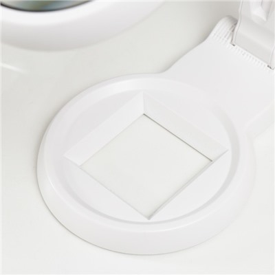 Лампа-лупа для творчества LEDx18 от 3ААА, USB белый 24.5×22 см