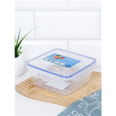 Контейнер Стандарт квадратный 570 мл / 90388 /уп 18/108/ ДОП СКИДКА НА КОРОБ 3%