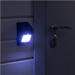 Светильник на солнечной батарее «СТАРТ», 10×5x13 см, 20LED, IP65, поворотный, свечение белое