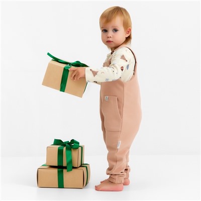 Костюм детский (боди, комбинезон) «Крошка Я. Новогодние игрушки», рост 86-92 см