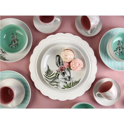 Тарелка керамическая «Ёжик», 25.5 см, Dolce Ceramo
