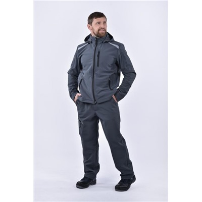 Костюм охотничий рыболовный на молнии (Серый)