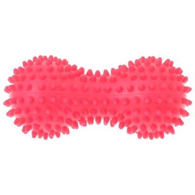 Мяч массажный ONLYTOP, двойной, цвета МИКС