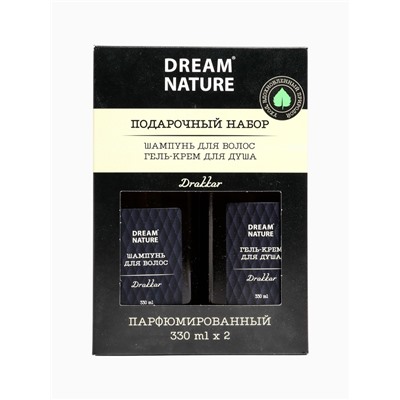 УЦЕНКА Подарочный набор женский DREAM NATURE Drakkar: шампунь и гель-крем для душа по 330 мл