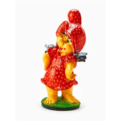 Садовая фигура из гипса «Гном клубничка», 54×22×28 см
