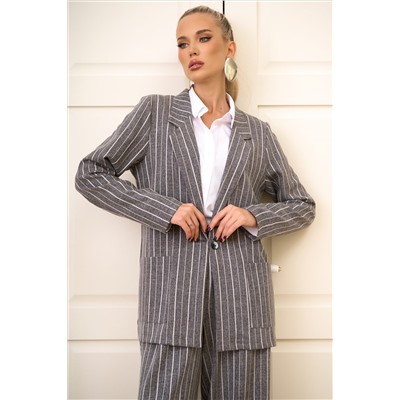 Пиджак Грей (серый/полоска)